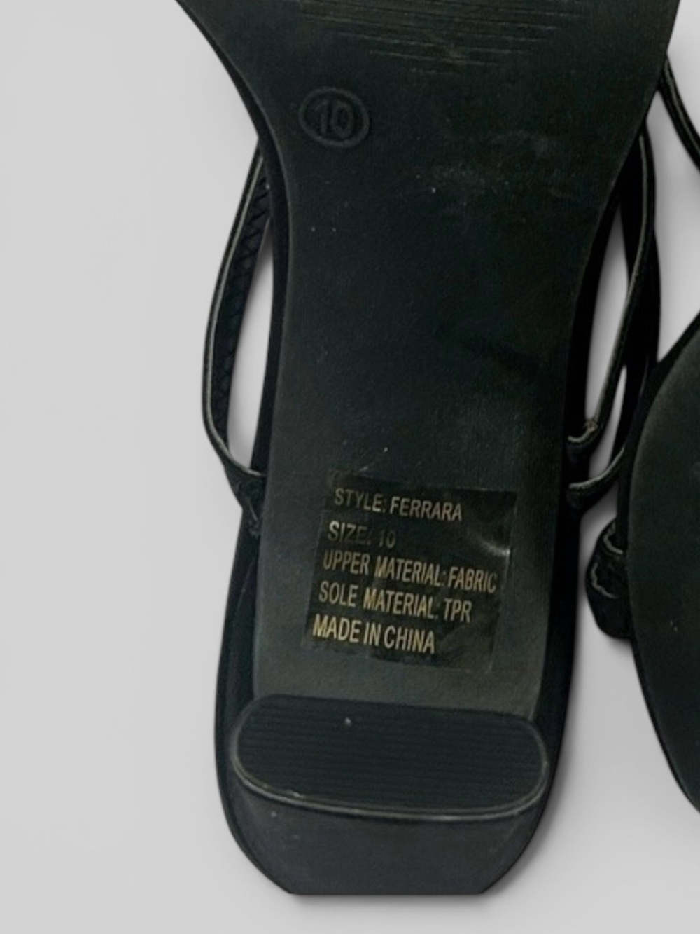 Lulus Ferrara Black Suede Strappy High Heel Sandals Size 10 | Minimalist Chic - Picture 8 of 10